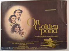 Original Movie/Film Poster On Golden Pond - 40 x 30 Starring Katherine Hepburn, Henry Fonda, Jane