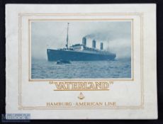 “Vaterland” Hamburg America Line. 1914 Publication a most impressive publication printed at the time