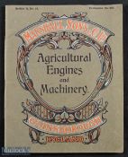 Marshall’s Traction Engines Gainsborough, Lincs. Circa 1912 Sales Catalogue. A scarce large format