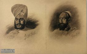 India & Punjab – German Postcard Sikh Prisoners WWI A vintage German antique postcard showing a Sikh