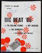 Autograph – 1965 Rolling Stones Signed ‘Big Beat’ New Zealand Tour Programme featuring band member