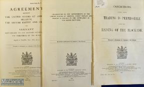 WWI United Kingdom Government Document – Correspondence respecting the European Crisis 1914