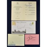 Autograph Selection to include Margaret Thatcher, Tony Blair, Henry Kissinger and J Carter on
