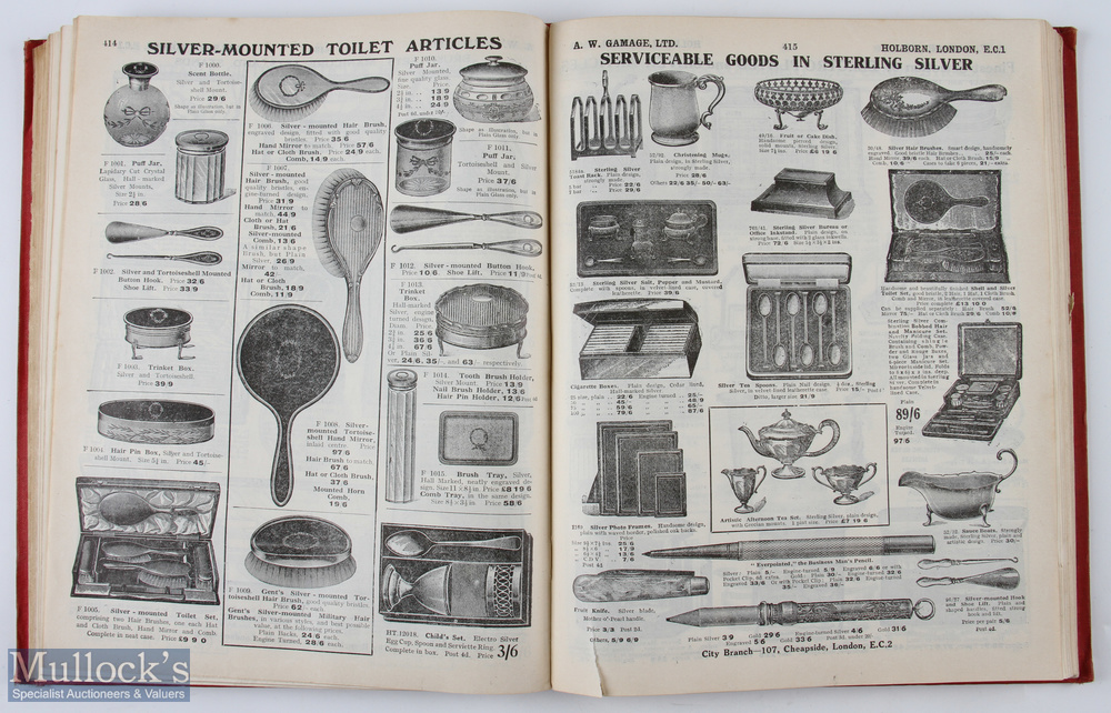 Gamage’s General Catalogue, Holborn, London 1926. A very large extensive 786 page mostly Furniture - Image 4 of 5