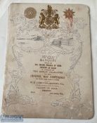 India – WWI c1919 original invitation for banquet held by the ruling princes of India at Delhi to