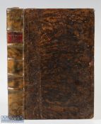 The History and Antiquities Of Rochester 1772 Book An early 353 page book with fold out map and 5