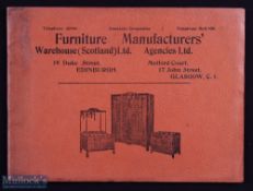 Furniture Manufacturers (Scotland) Ltd 1930s Sales Catalogue A34 page catalogue illustrating their