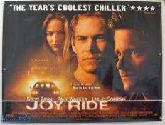 Original Movie/Film Poster Joy Ride - 40 x 30 Starring Steve Zahn, Paul Walker issued by 20th