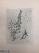 India & Punjab – Sikh Akali Warrior Of Patiala, vintage print of an Akali Sikh on horseback, with