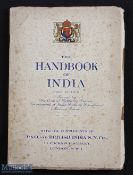 The Handbook Of India 1938 Booklet Issued by The Government of India Railway Department - 118 page