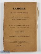 Lahore (Capital of the Punjab) Booklet by H.A. Newell 2nd edition A Guide to Places of Interest with