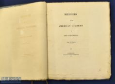 USA – Memoirs of the American Academy of Arts and Sciences Vol IV Part I 1818 with contributions