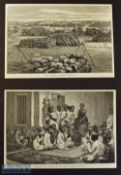 India – Original Engravings to include Bombay - Three original engravings 1875 to include