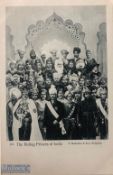 India & Punjab – Sikh Princes of India A vintage antique postcard showing a Indian Princes including