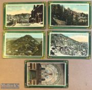 Collection of (6) printed colour postcards of scenes of Multan, India c1900s Views include Multan