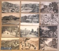 Collection of (20) printed postcards of Simla, India c1900s. Includes views of the mall, Viceregal