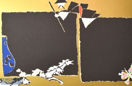 Maqbool Fida Husain (1913-2011) ‘Taoism’ Signed Limited Edition Colour Serigraph 172/300 with