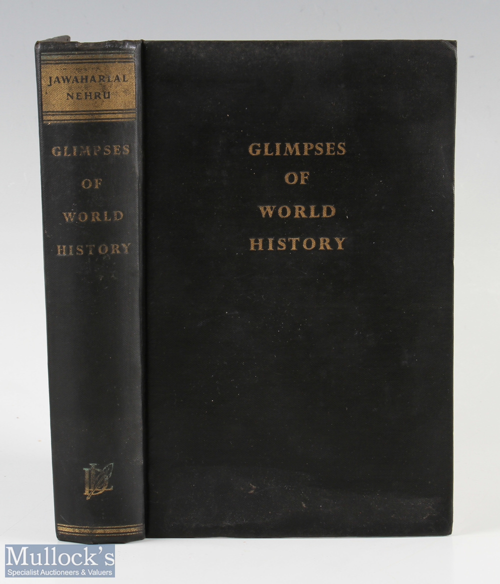 Nehru, Jawaharlal – Glimpses of World History 1945 published Lindsay Drummond Limited, illustrated