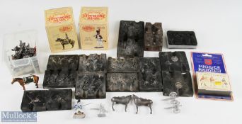 Selection of Prince August Hobby Casting Moulds 3 boxed examples with 9 other unboxed moulds with