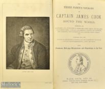 The Three Famous Voyages of Captain James Cook Round The World Book with numerous full page