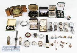 Mixed Selection of Watches, Cufflinks and other Items watches incl Timex, Fortis, Sekonda, Lorus,