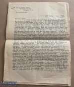 Rare early typed military accounts of the Indian mutiny from British officer. 4 pages – consists