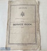 India - c1900s original Sikh princely state of Jind military service book with handwritten notes.