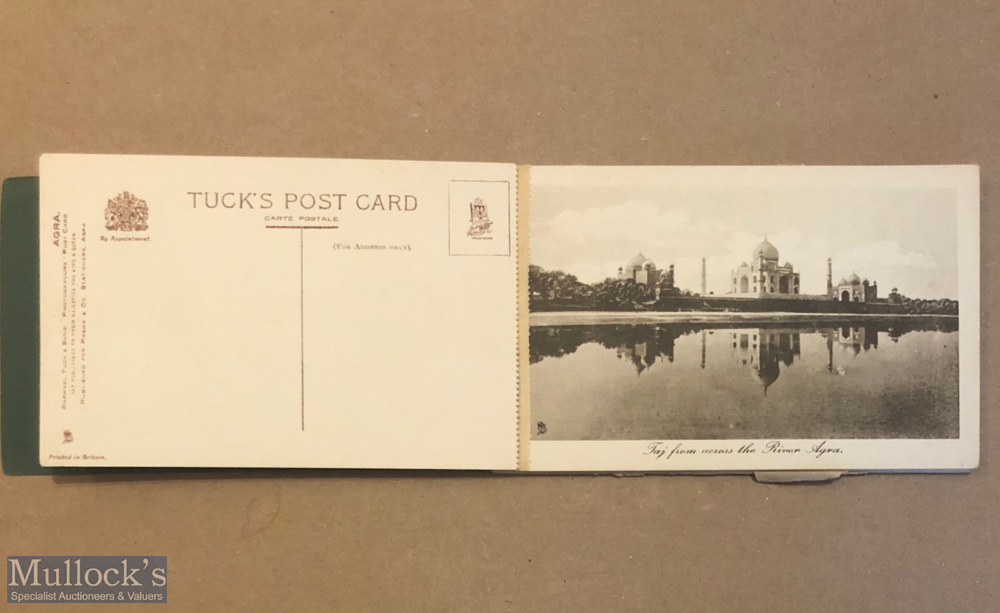Postcard book of Agra, India (12) c1900s published by pasha & co Agra. All cards present includes - Image 2 of 3