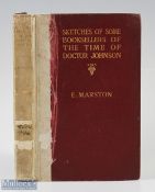 Sketches Of Some Booksellers Of The Time Of Dr. Samuel Johnson by Edward Marston 1902 Book a 127