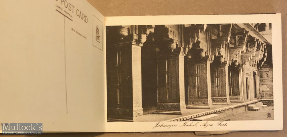 Postcard book of Agra, India (12) c1900s published by pasha & co Agra. All cards present includes - Image 3 of 3