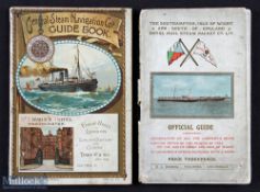 Shipping - General Steam Navigation Co. Guide Book Circa 1890s. An extensive 100 page publication
