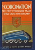 The Coronation The First Streamline Train Kings Cross For Scotland 28th Sept 1937. An attractive