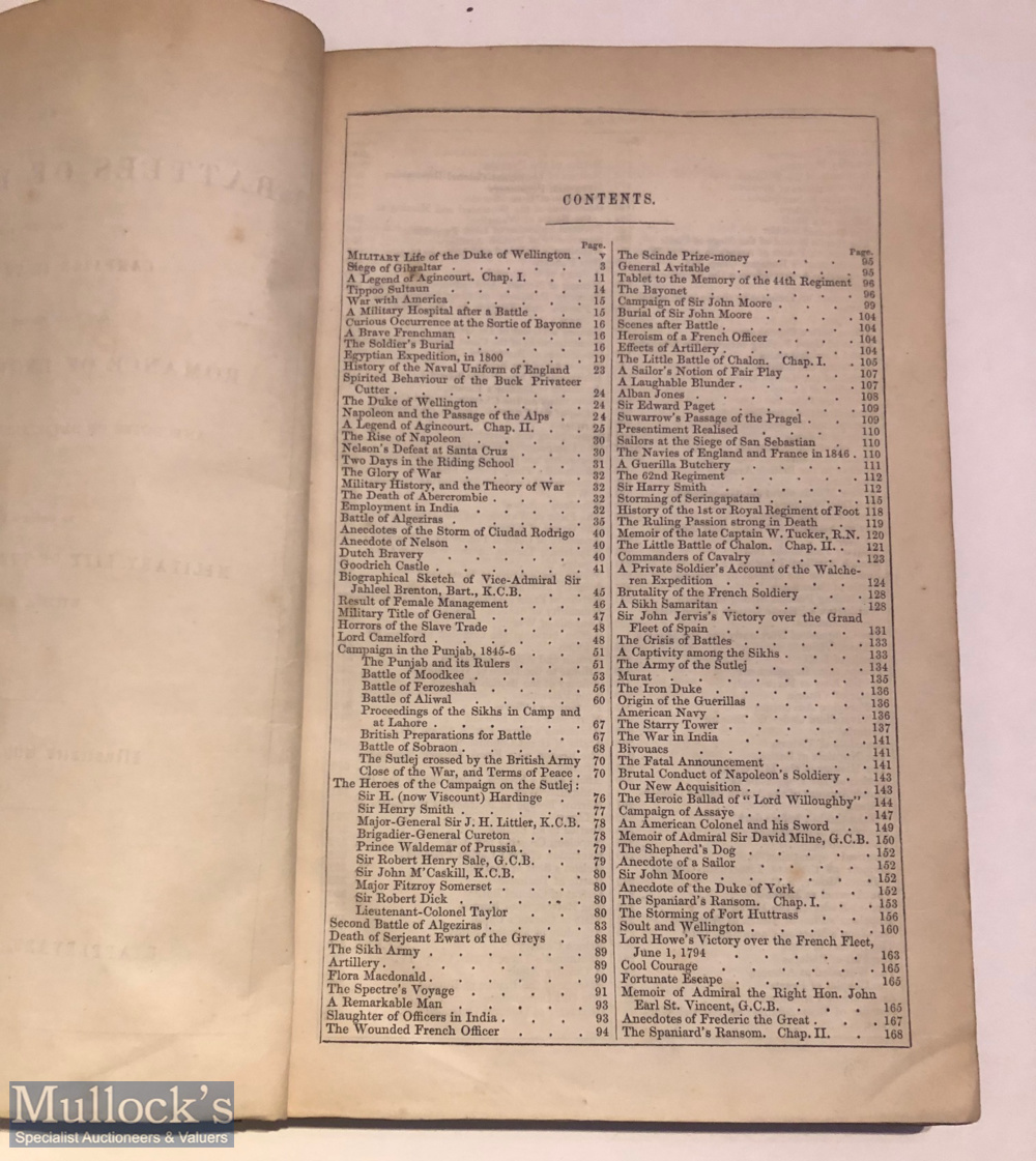 India – The Battles of England including the campaign in the Punjab Book - published in London - Image 2 of 3