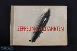 Germany - A Zeppelin Enthusiasts Album 1932 a large impressive 60 page album with 264 tipped in