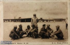 India & Punjab – Sikh Native Officers A vintage antique postcard showing a Sikhs Officers during the