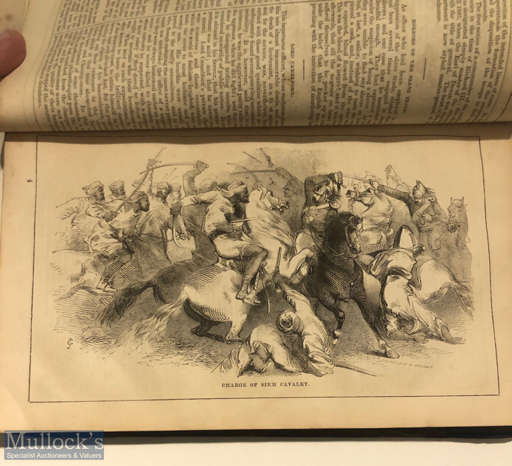 India – The Battles of England including the campaign in the Punjab Book - published in London - Image 3 of 3