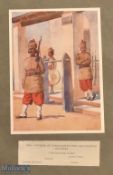 India & Punjab - Twelve original colour plates from The Armies of India 1911 painted by Major A.C.