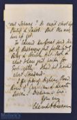 Edward Augustus Freeman (1823-1892) – Historian Autographed Letter dated 1867 noted for his 15-