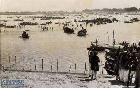 Mahatma Gandhi – Photograph depicting ‘Seeking to bathe in sacred waters’ following the ashes of