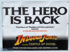 Original Movie/Film Posters Indiana Jones and The Temple of Doom ‘The Hero is Back’ 1984 printed