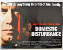 Original Movie/Film Posters John Travolta Films - 40 x 30 Sword Fish, Domestic Disturbance (2)