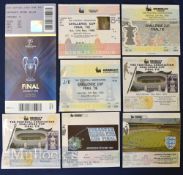 FAC final match tickets 1988, 1989, 1990, 1991 x 2, 1992; European Champions Club final 1992