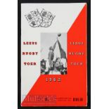 1962 British Lions Souvenir Brochure inc Programme v Orange Free State: Another ‘whole-tour