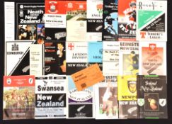 1983 (8) & 1989 (14) New Zealand All Blacks in GB & I Rugby Programmes etc (22): Other than