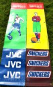 UEFA Euro 96 Advertising banner “Birmingham Welcomes” o/all size 0.38 metre x 1.75metre featuring