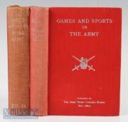 Rugby Books Sports & Games in the Army (2): 1937-8 & 1948 red hard-bound editions of these