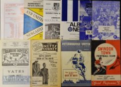 Selection of Scottish football match programmes to include 1953/54 Swindon Town v Morton, 1956/57