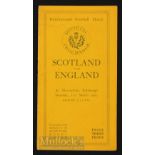 1925 Rare & Historic Scotland v England Rugby Programme: Scotland’s 14-11 Calcutta Cup win and Grand