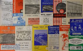 Selection of Football League Cup football programmes to include 1960/61 Torquay Utd v Plymouth
