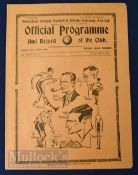 1935/36 Tottenham Hotspur v Fulham Div. 2 football match programme, slight creases, pencil team